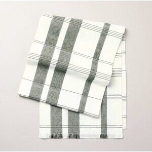 Hearth & Hand Magnolia 14” x 72” Winter Plaid Cotton Table Runner Farmhouse